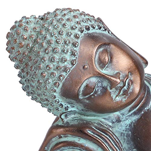 Buddha Statue, Resin Southeast Asian Style Buddha Decor, Outdoor Garden Yard Art Decoration Sitting Figurine Ornaments, Vivid Meditating Buddha Statue Figurine Sculpture #TOP6