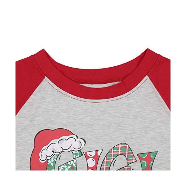 Grandma-Claus-Shirt-Women-Funny-Christmas-Graphic-Tee-Casual-Raglan-Splicing-Long-Sleeve-Pullover-Tops-Gigi-Shirts Grandma Claus Shirt Women Funny Christmas Graphic Tee Casual Raglan Splicing Long Sleeve Pullover Tops Gigi Shirts Red