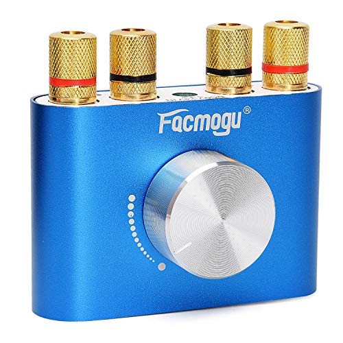 Facmogu F900S 2 Ch Bluetooth Amplifier 160W With Power Supply Adapter Dc 12V 5A, 80W + 80W Bt 5.0 Mini Wireless Audio Power Amp For Home Hifi Stereo Speaker 2023 Upgraded Version #TOP2