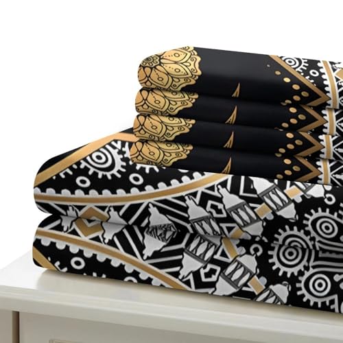 Parure de lit motif islamique 140x200 microfibre