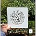 Home Synchronize Arabic Stencil, Islamic Calligraphy-Kalima Stencil-10 x 10