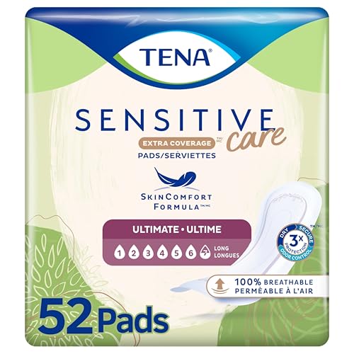 Tena Sensitive Care Incontinence Pads, Postpartum & Bladder Control Pads for Women, Ultimate...