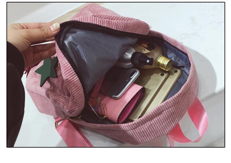 Rucksack Women Mode Cord Cord