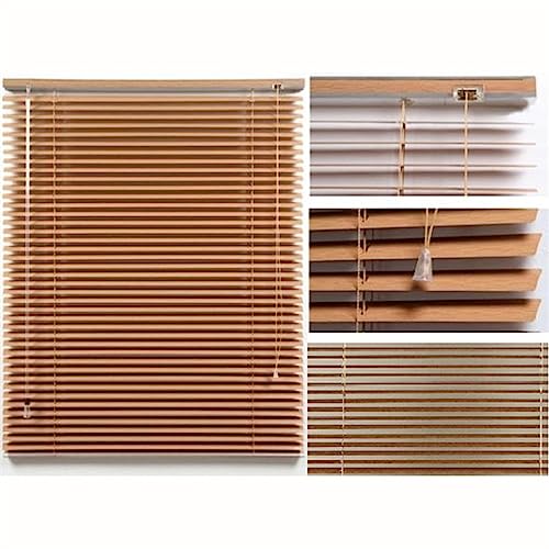 Persianas venecianas de aluminio efecto madera de 90x90cm estores impermeables 7
