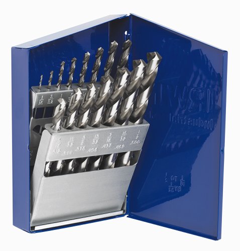 Irwin Industrial Tools 60137 General Purpose Metal Index Drill Bit Set, 15-Piece