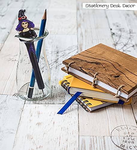 Planet Pens Spooky Witch Novelty Pen - Fun And Unique Kids And Adults Ballpoint Pen, Colorful Purple Witch Writing Pen Instrument For School & Office Desk Decor #TOP5