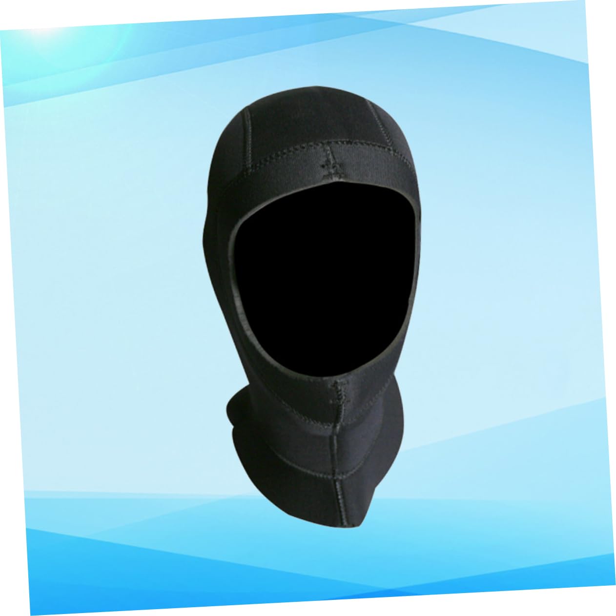 De Buceo Capucha De Neopreno De Tapa De Buceo para Surf y UV y Aislamiento Térmico Color Negro