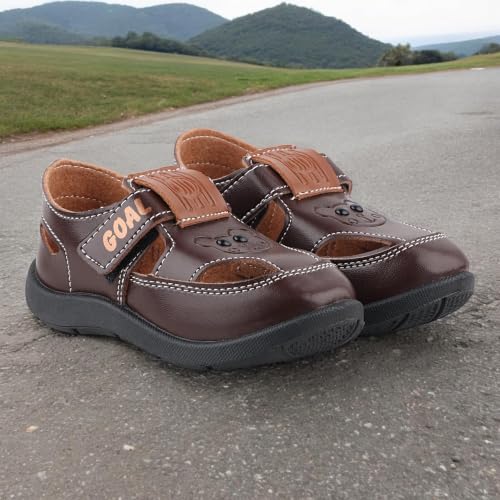 Image of Goal-1 Sandals Casual Fisherman Adjustable Sporty Summer Closed Comfortable Toe Sandals with Premium PU Padding For unisex kids-pack of 1(18 Months-4.5 Years)