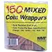 MMF Industries Flat Tubular Coin Wrappers, Color-Coded Kraft Paper, Assorted, 150 Wrappers per Package (216015047)