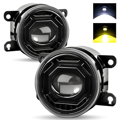 H4510VC200 - Fog Light Trim – LED - 2022 Subaru WRX 3 3.5 Inch White Amber LED Fog Light for Subaru 10-12 Outback,15-17 WRX,14-18 Forester,10-14 Legacy, 13-16 BRZ, Mitsubishi 11-19 Outlander Sport, 06-14 Pajero IV, 13-19 Mirage G4, 06-11 Endeavor
