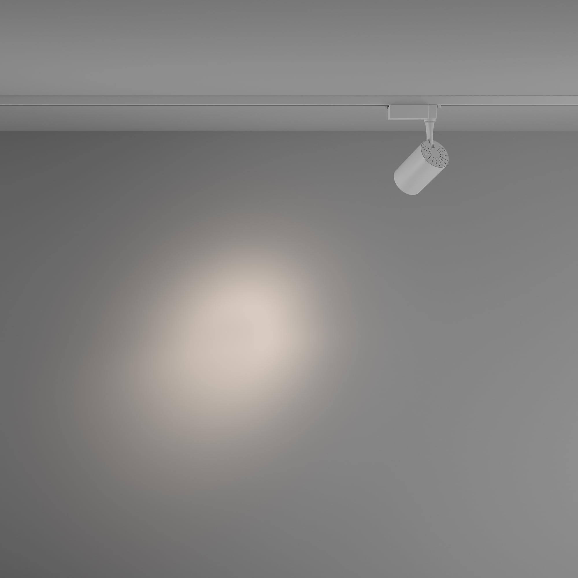 MAYTONI DECORATIVE LIGHTING Moderne Strahler für Magnetschienen-System Single phase track system Unity aus Aluminium Weiß 900 Lumen 10W für Küche, Schlafzimmer, Wohnzimmer, Esszimmer, Lobby