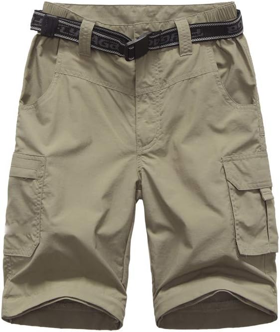 JOMLUN Boy’s Scout Pants Convertible Hiking Quick Dry Zip Off Pants Outdoor Climbing Casual Trouser Kids Youth Cargo Pants - Image 3