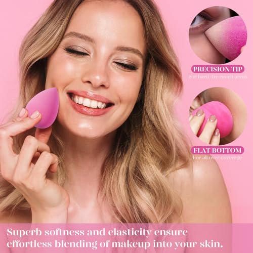 image for BEAKEY Super Soft Makeup Sponge Set of 6, Makeup Sponges for Foundatio