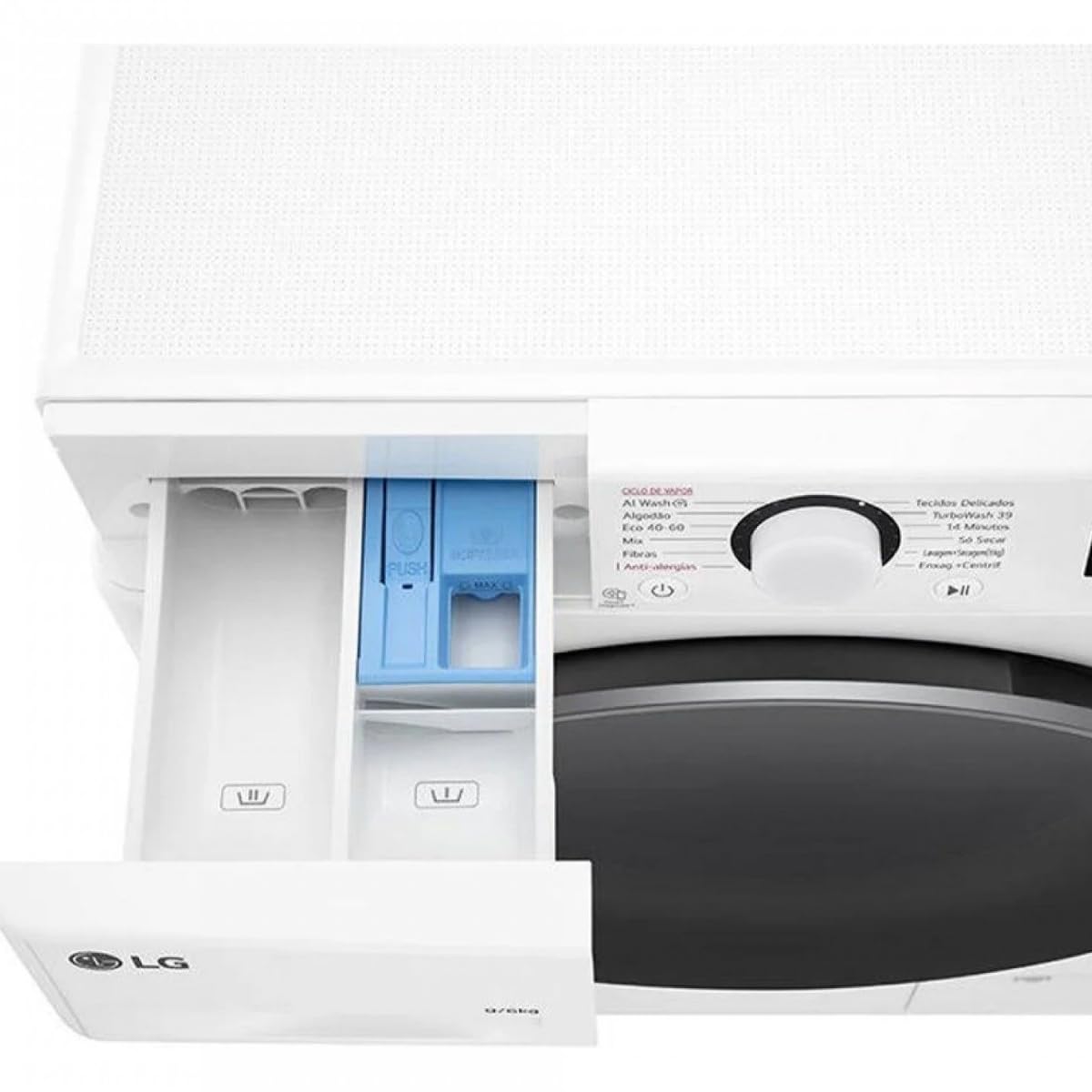 Maquina Lavar Secar Roupa LG F-4-DR-509-S-1-W