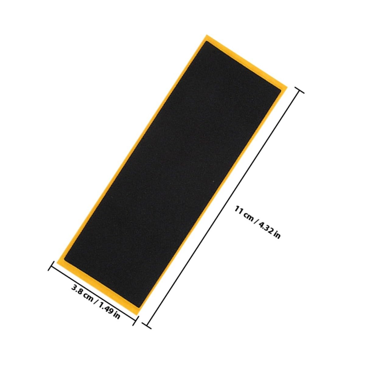 Nastro Antiscivolo 10 Pezzi in Schiuma Nero e Props da Skateboard per Fingerboard Design Versatile e Affidabile, Accessori Professionali per Finger Skateboard