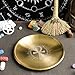 Amitofo Offering Bowl Prayer Ritual Plate Great for Wicca, Altar use, Ritual use, Incense Burner, smudging Bowl, Decoration (Golden Ankh)