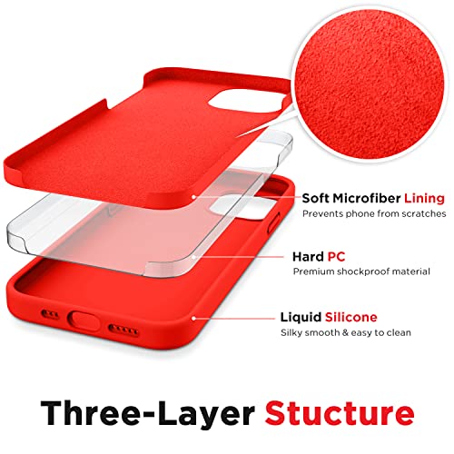 CANSHN Silicone Liquido Custodia Cover per iPhone