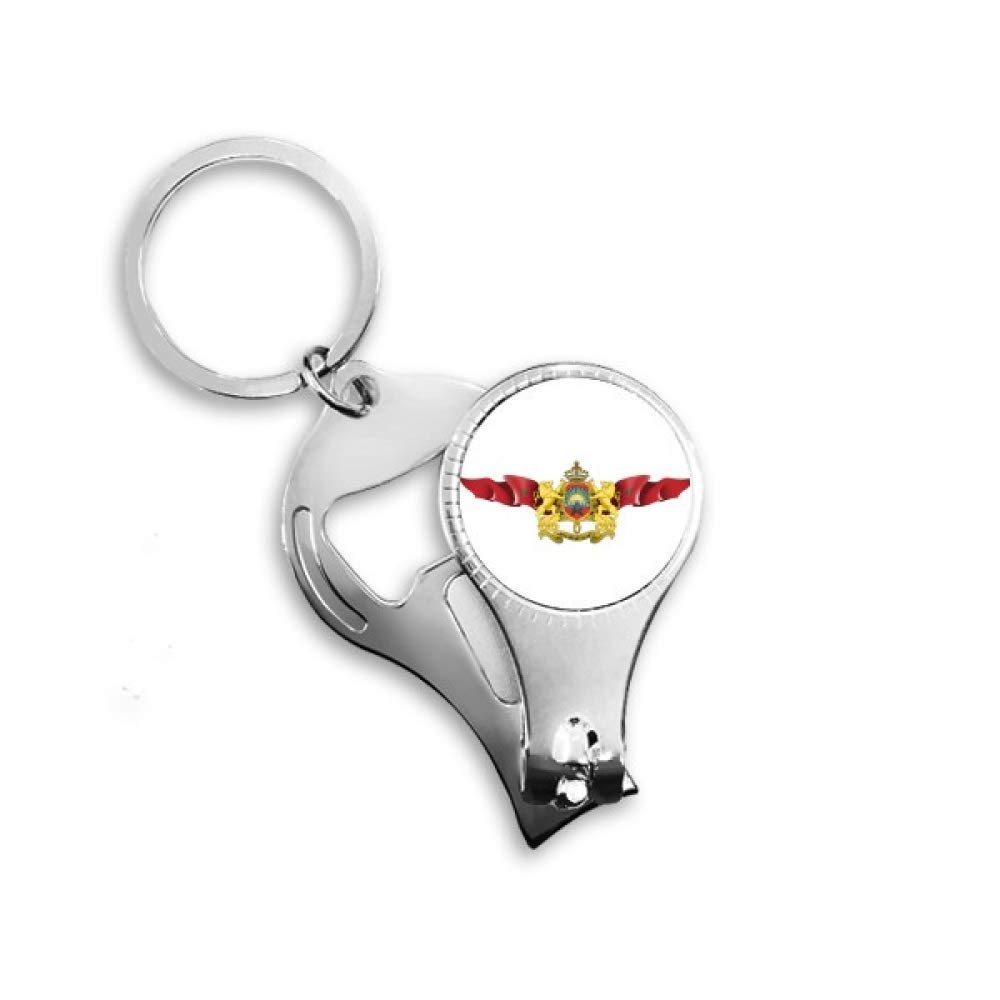 Porte-clés avec emblème national du Maroc idée cadeau souvenir culturel