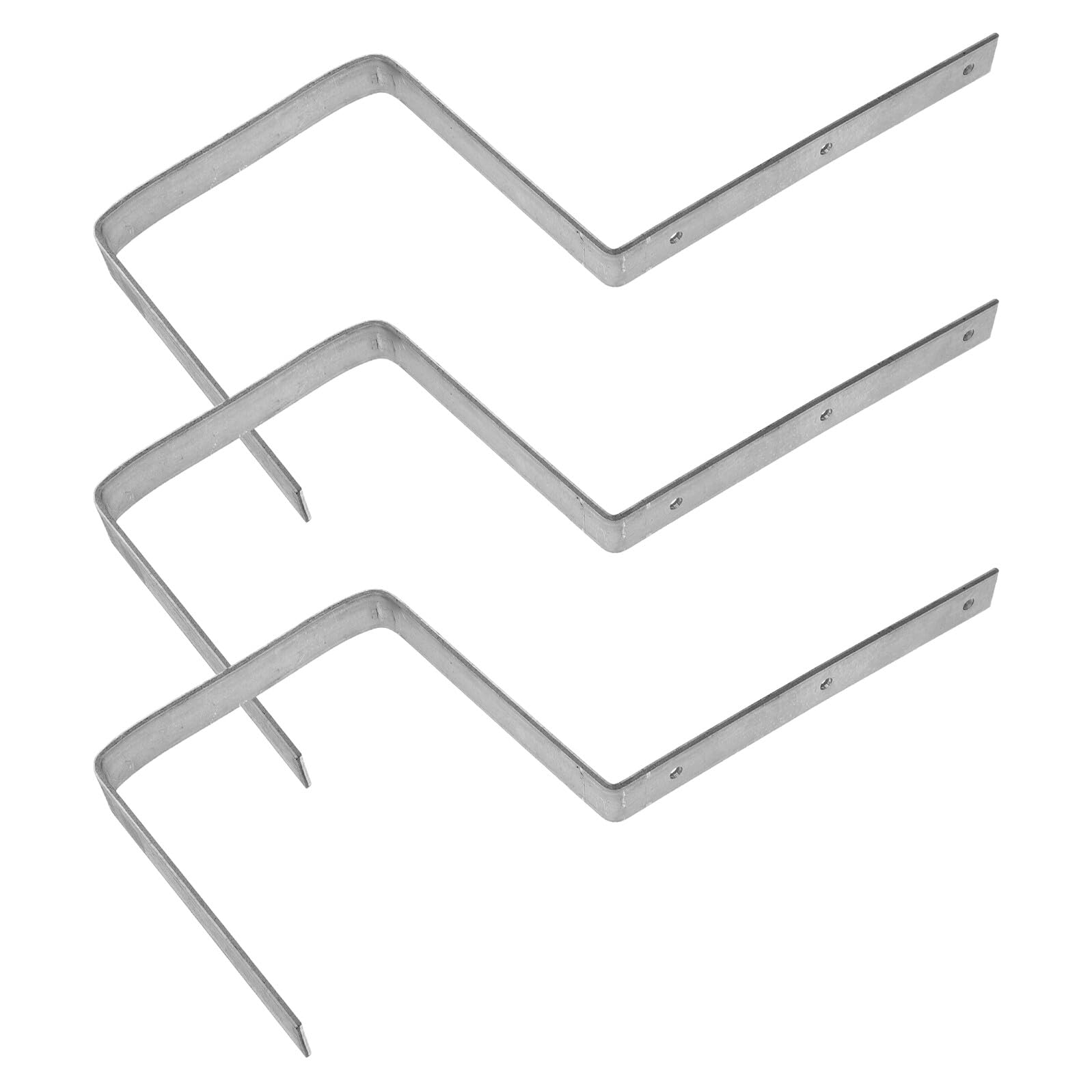 Gestion des eaux pluviales sécurisée grâce au lot de 3 supports de gouttière