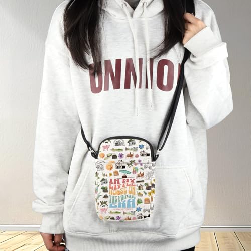 G2TUP Laura TV Show Crossbody Bag Laura Fans Gifts Nut Oasis Gifts Prairie House Shoulder Bag4