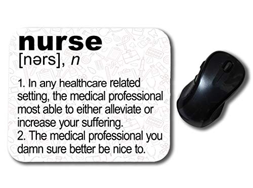 Neurons Not Included Nurse Definition Funny Mouse Pad thumb #1