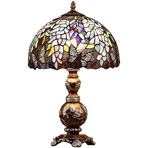 Bieye L10568 Stained Glass Table Lamp Cover