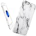 iPhone 6 Case,ZADORN Glamour Serious Soft Marble Case,IMD Full Covered TPU Case for iPhone 6 6s 4.7 inch only - ZD005 (Black & White)