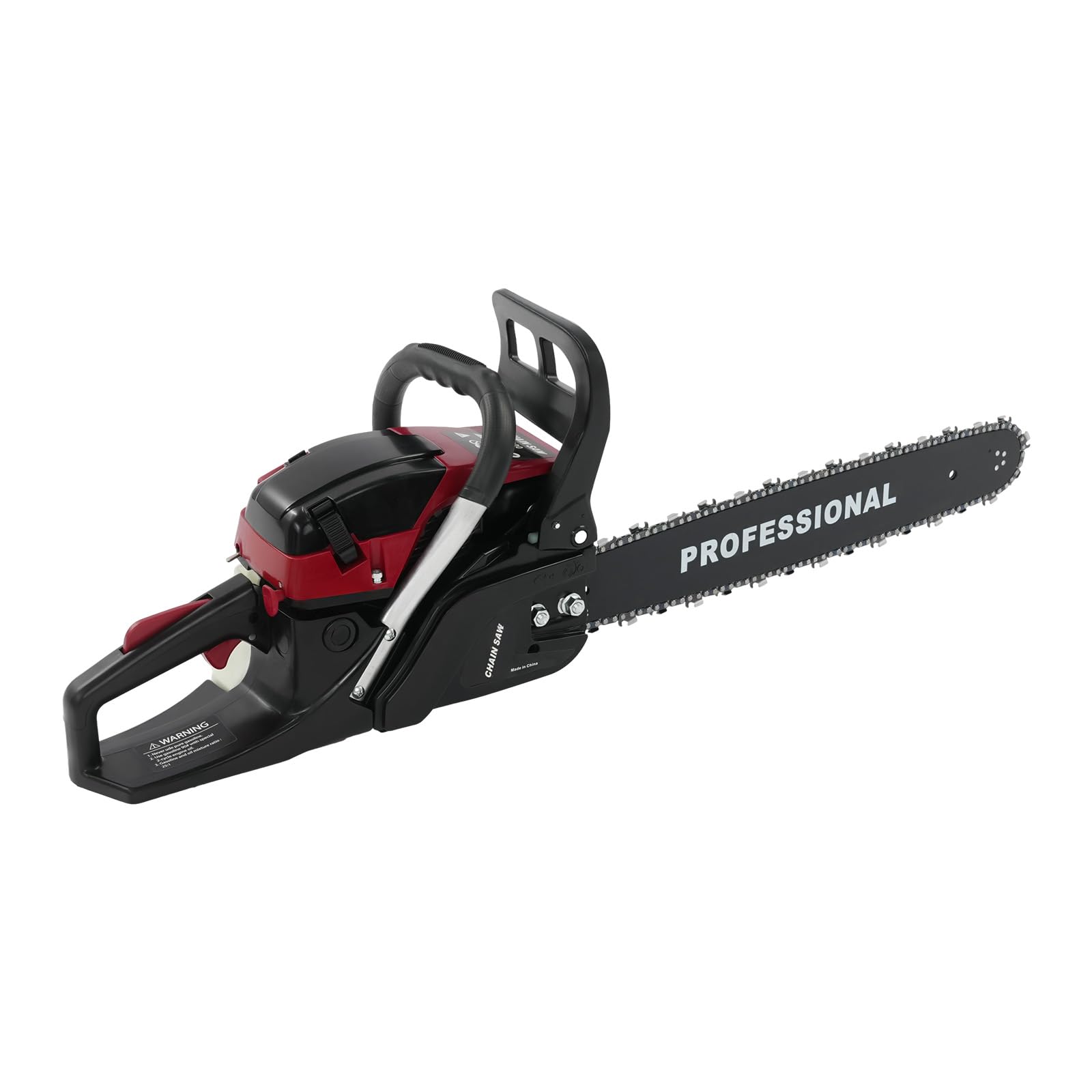 Benzynowa piła łańcuchowa, spalinowa piła łańcuchowa 58 cm³ o średnicy cięcia 20", 2-suwowa piła łańcuchowa, ręczna piła łańcuchowa do drewna, prace ogrodowe