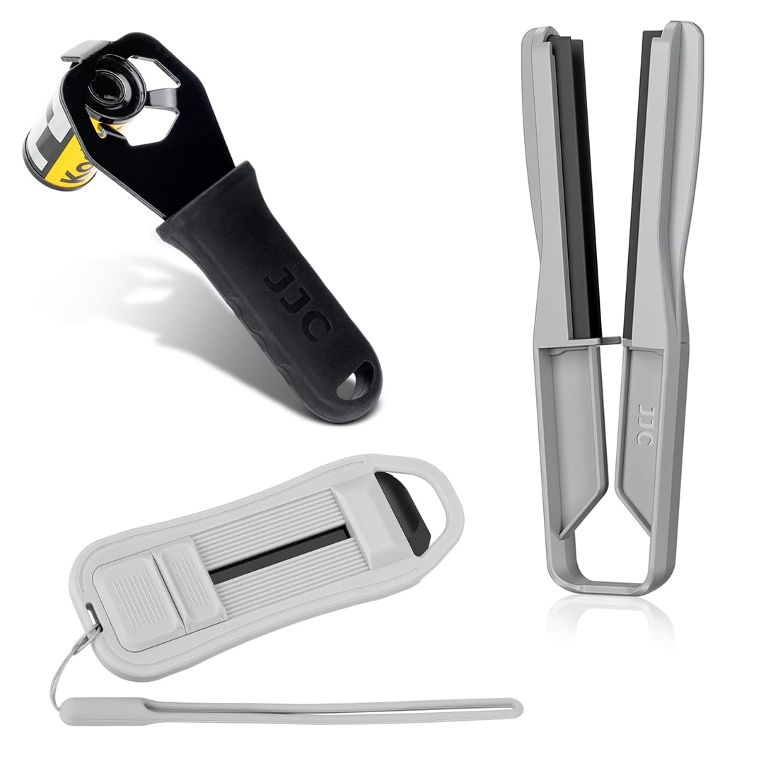 JJC Film Processing Equipment Set, Film Retriever Opener Squeegee Darkroom Developing Equipment Kit for Films Processing 120 135 35mm Color B&W Camera Accessories