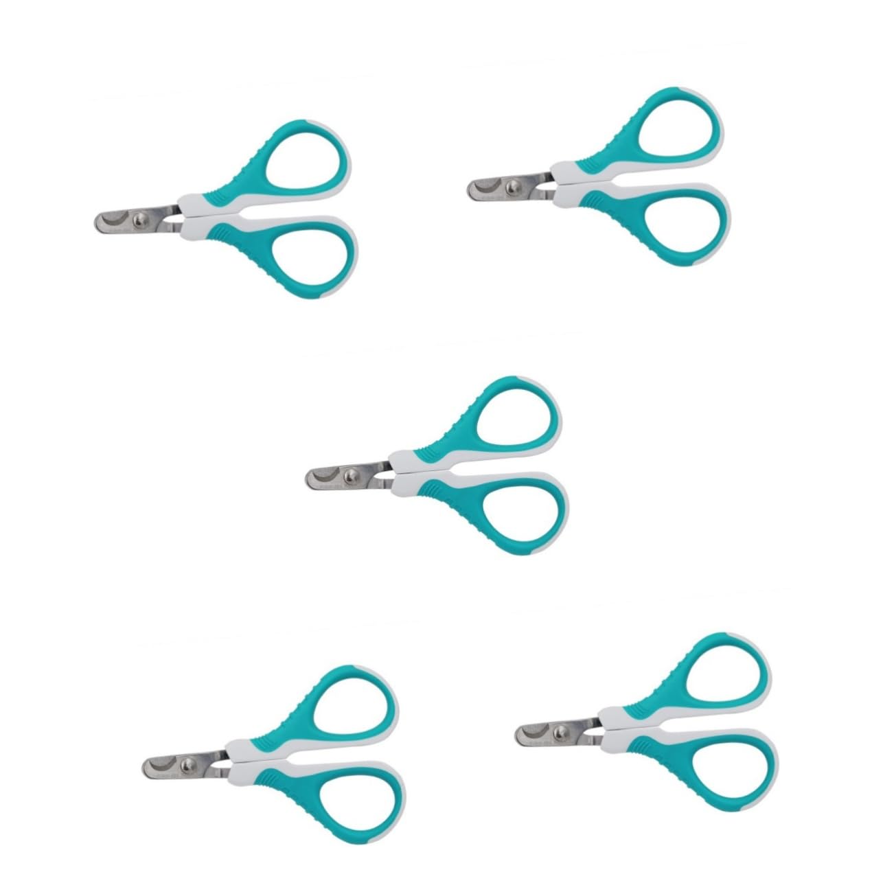 minkissy 5stücke Tragbare Krallenschere Für Katzen Und Hunde Edelstahl Nagelknipser Mit Sicherheitsgitter Ergonomischer Griff Für Sicheres Und Präzises Trimmen Von Haustiernägeln