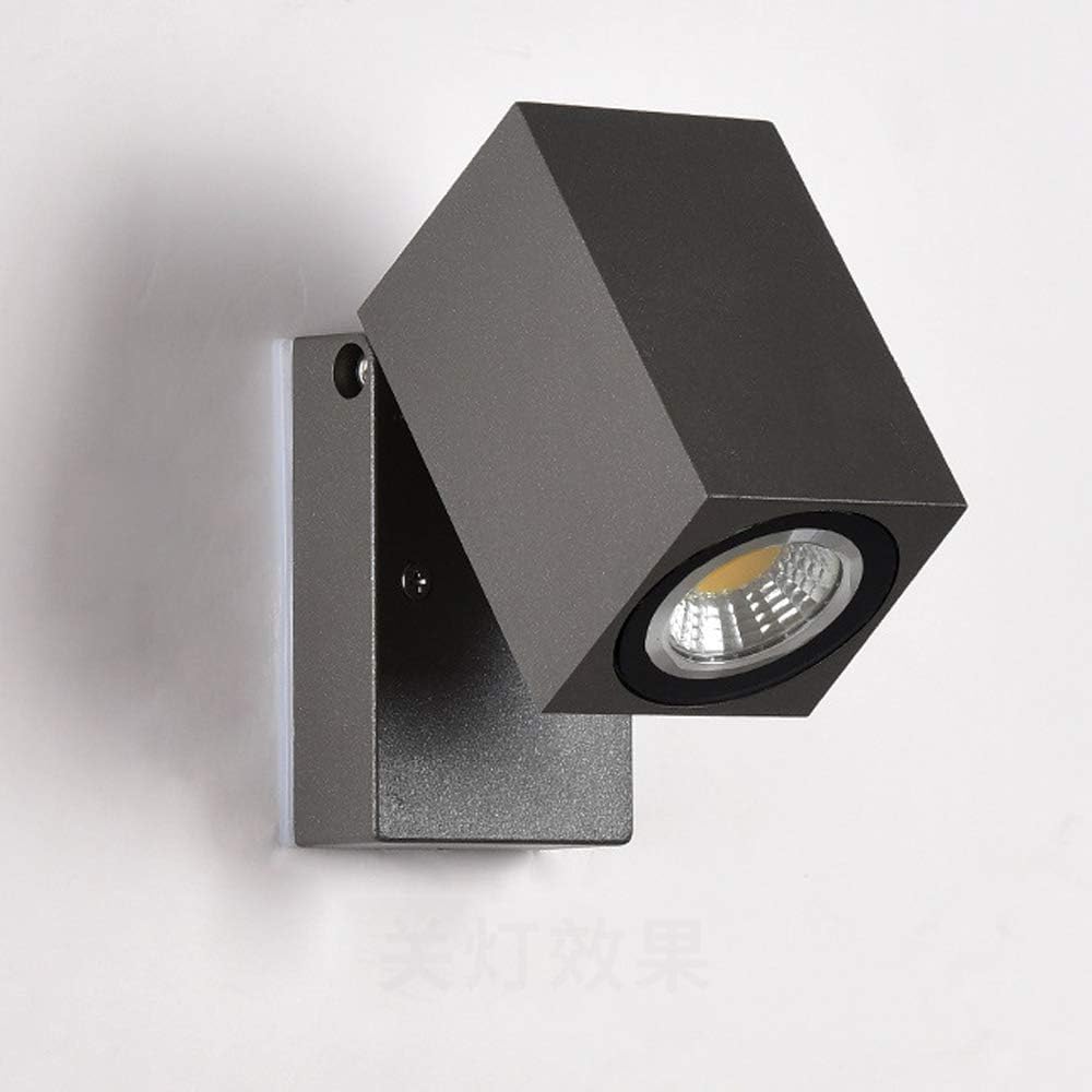 ZR98US Waterproof Aluminum Outdoor&Indoor Lamp Exterior Garden Porch Wall Lamps 5W Bedside Light Living, Chandelier