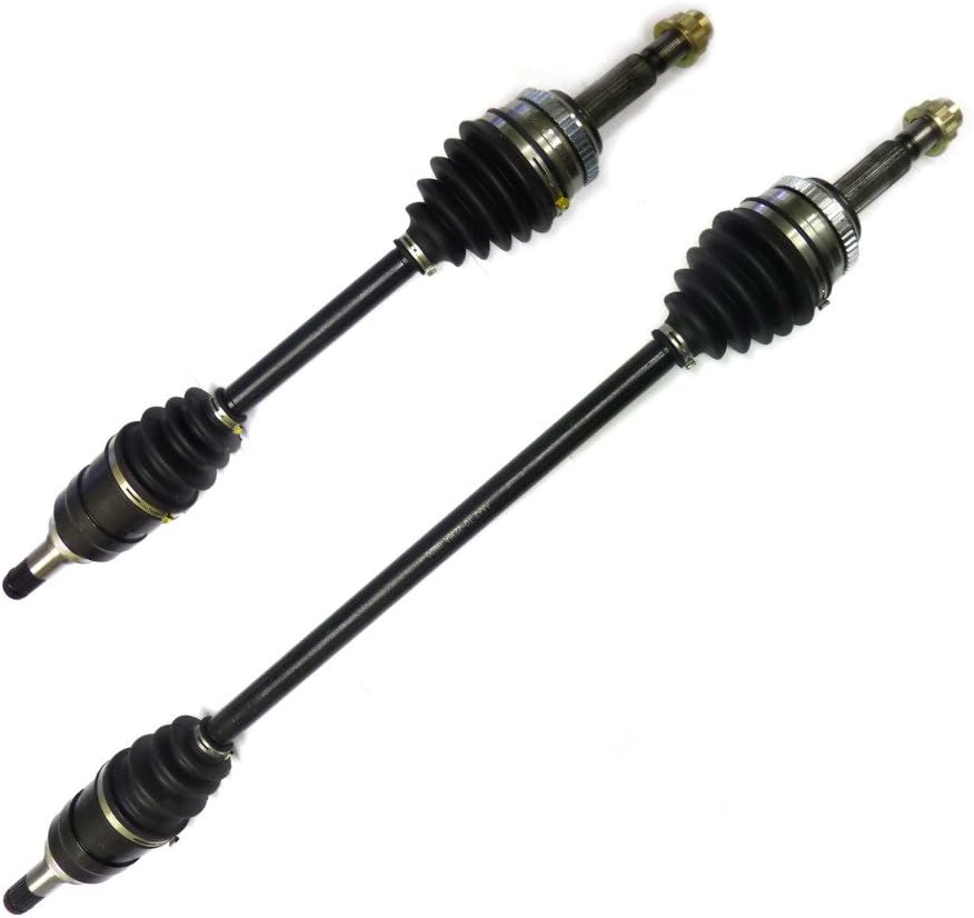 DTA 2 New Front CV Axle Shaft Assemblies Compatible with 2009-2019 Toyota Corolla 1.8L, Matrix 1.8L, Pontiac Vibe 1.8L
