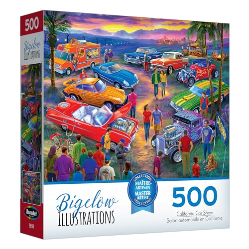 Monterey Car Week Returns August 8–17 with Revved-Up Events, Global Glamour, and Deep Community Impact 13 Roseart - Bigelow Illustrations - California Car Show - 500 Piece...