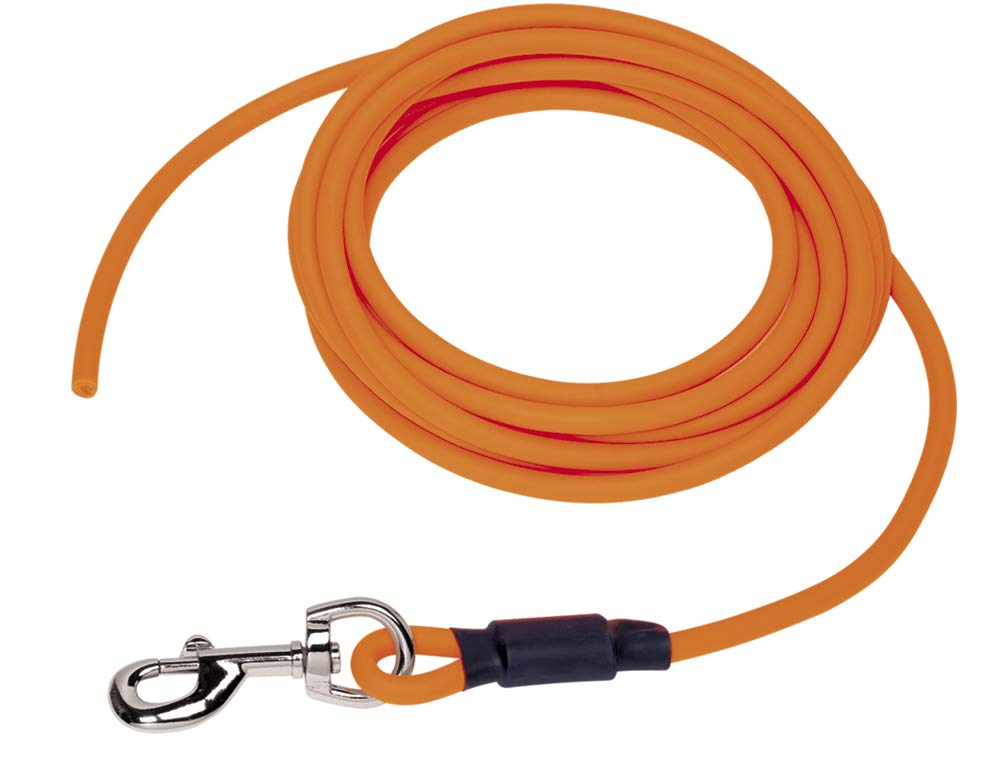 Nobby Schleppleine Cover rund, neon orange L: 10 m, Ø 8 mm, 1 Stück