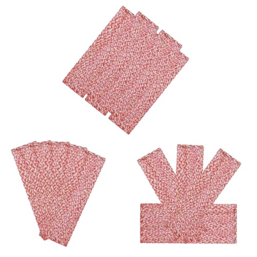 Tapis d'escalier rose et blanc décoration bohème pour maison chaleureuse - 5