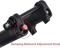 Vista 4 de BOLANY 27.529 pulgadas Horquilla de suspensión de bicicleta 1.339 in Puntos de 1-18 pulgadas Dirección rectacónico Doble hombro a través del eje