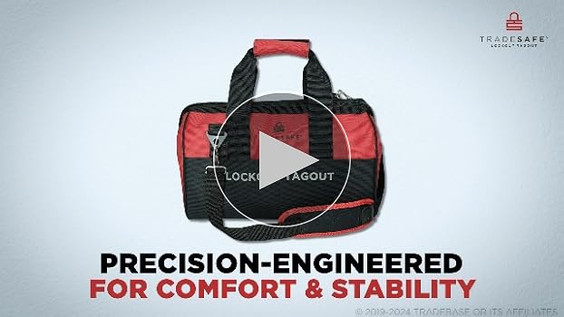 TRADESAFE Lockout Tagout Bag for Loto Devices - Polyester