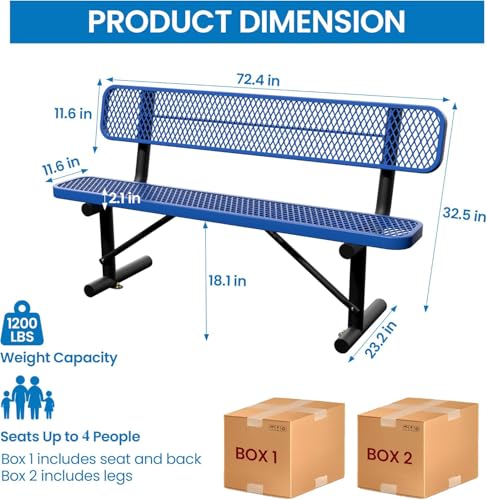 Heavy Duty Outdoor Utility Bench
