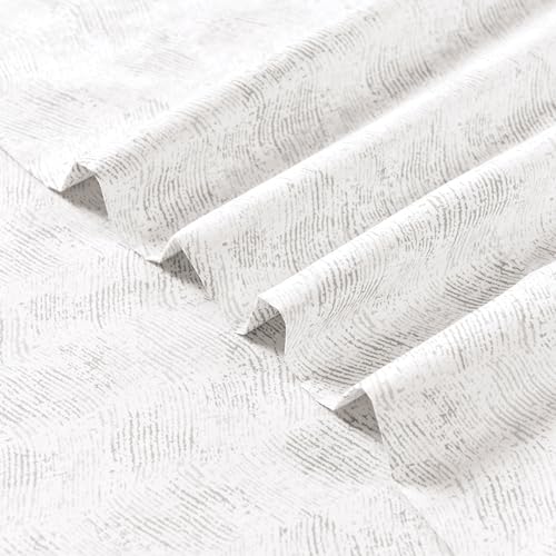 Elegant Comfort Softest and Coziest 6-Piece Sheet Set - 1500 Premium Hotel Quality Microfiber - Deep Pocket, Wrinkle Resistant 6-Piece Wave Pattern Bed Sheet Set, California King, Wave Beige