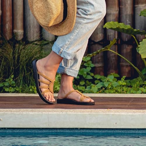 Image of Plaka Relief Flip Flops for Women with Arch Support | Comfy Sandals for Women | Perfect for the Beach, Long Walks or Poolside