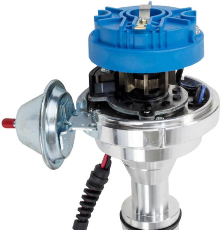 Top Street Performance JM7708BL Pro Series Ready-To-Run Distributor (Blue Cap)