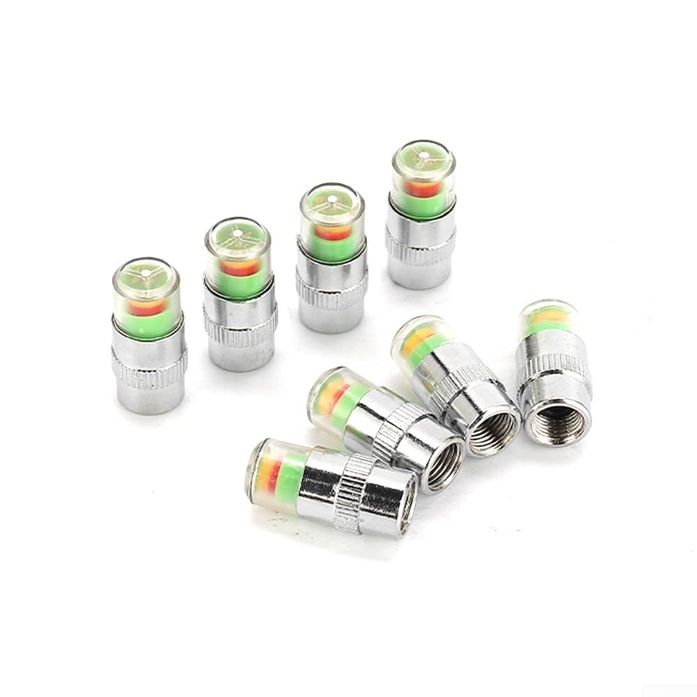 Lot de 8 valves de capteur de pression des pneus pour surveillance de sécurité de voiture et moto