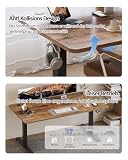 Devoko Electric Standing Desk 180x80 cm, Height Adjustable Desk Ergonomic Stand up Desk with 2 Memory Preset, Black - 8