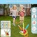 4 in 1 Musical Jump, Toss Ring Game, Baseball Toys and Stomping Launch Rocket Launcher for Kids Toys & Games with Remote, Indoor Outdoor Toys for Kids Ages 4-8 3-5 Baseball Party Favors Birthday Gift