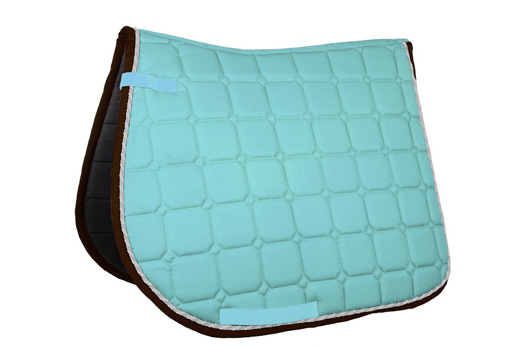 HKM Madrid 8776 Saddle Cloth Functional Lining DR VS Pony-DR/VS, unisex_adult, Saddle & Bridle, 8776, aqua, Multifunctional