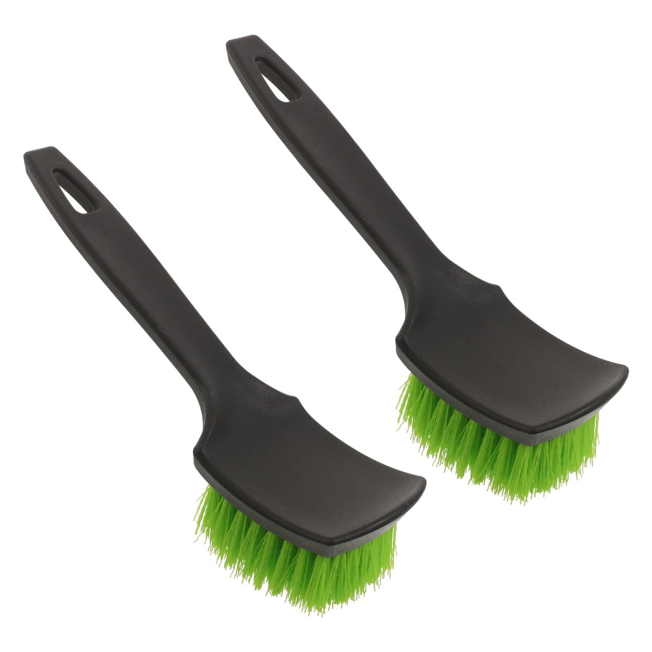 UKCOCO Stable Water Trough Brush, 2pcs Farm Water Bucket Scrubber, Plastic Crevice Cleaning Brush, Barn Ranch Use, Reaches Seams and Corners, Non-Slip Handle