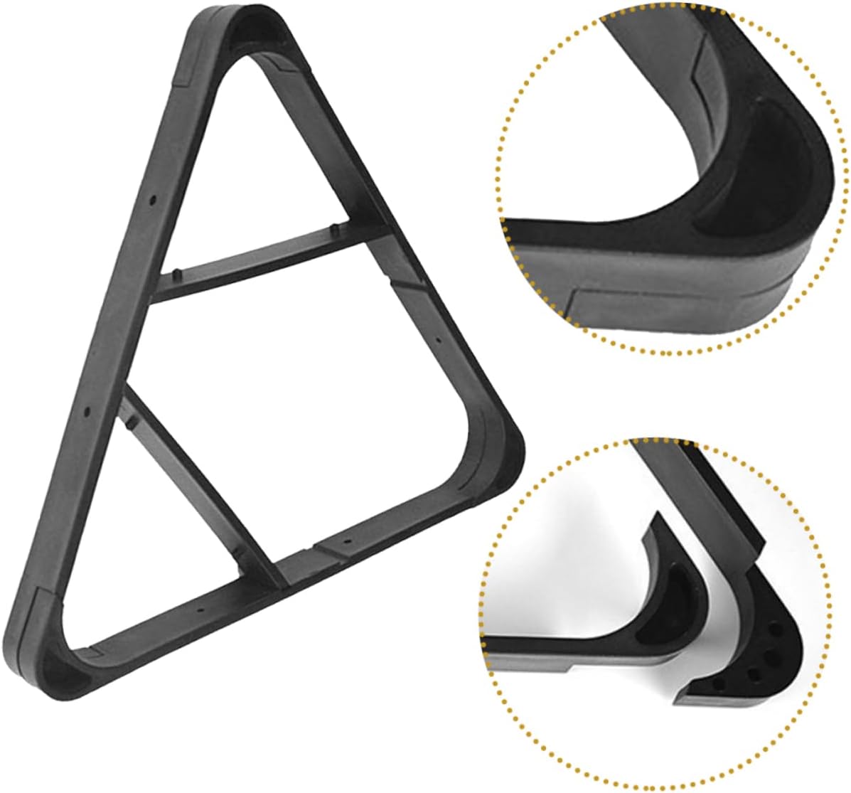 Abaodam Billiards Accessory Rack Plastic Billiard Rack Pool Table Balls Triangle