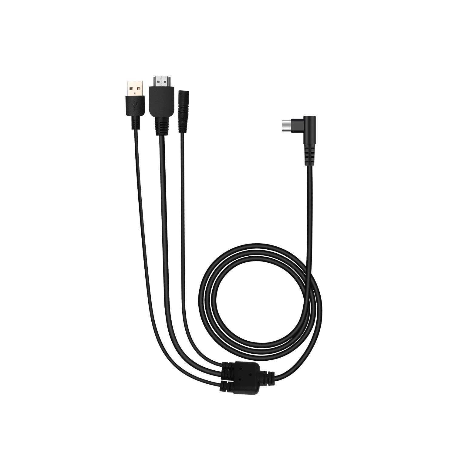 3-in-1 Cable for KAMVAS Pro 12/13/16 Graphics Drawing Monitor