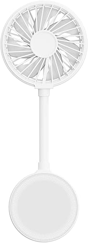 Miniatura 3 de Ventilador magnético para teléfono, mini ventilador personal portátil recargable con soporte de anillo USB pequeño ventilador de escritorio para