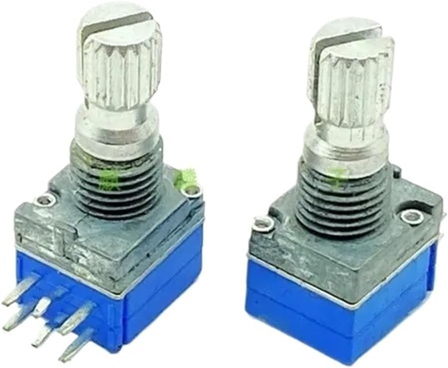 5Pcs/Lot RK09 C500K Precision 6-pin Dual Power Amplifier Board Speaker Volume Potentiometer Stepper C504